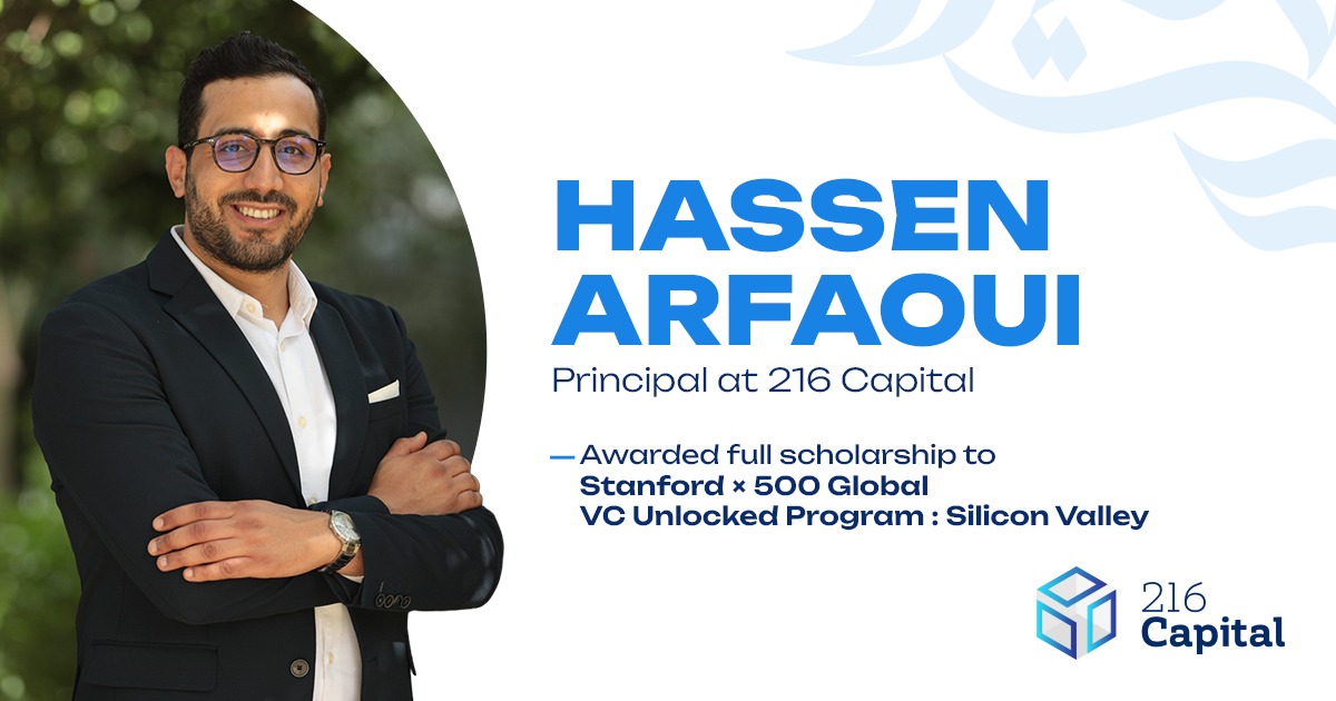 Hassen Arfaoui awarded full scholarship to Stanford × 500 Global VC Unlocked Program: Silicon Valley